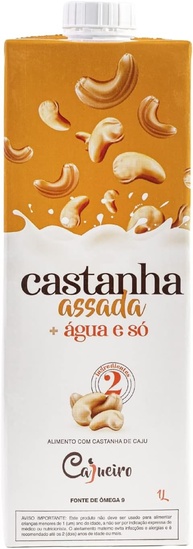 Cajueiro Castanha Assada + Água e Só 1L - imagem 1