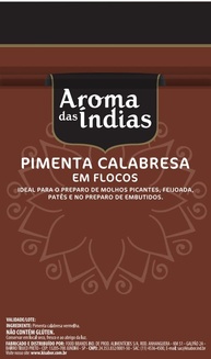 Aromas da Índia Pimenta Calabresa Em Flocos 40 Gramas - imagem 4