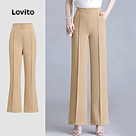 Calça Cáqui Feminina Lovito: Conforto e Estilo! - imagem 1