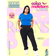 Calça Moletom Plus Size Flanelada: Conforto e Estilo! - imagem 4