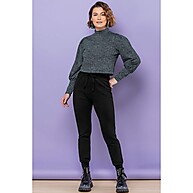 Calça Feminina Básica Marialícia Preto – O Essencial que Todo Guarda-Roupa Precisa - imagem 1