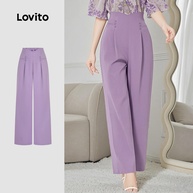 Calça Feminina Elegante Lovito: Conforto e Estilo - imagem 1