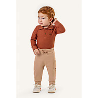 Calça Jogger Bebê Menino Marrom – Conforto e Estilo - imagem 1