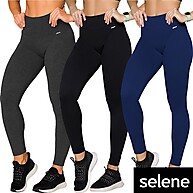 Calça Legging Selene Fitness Cintura Alta sem Transparência - imagem 1