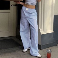 Calça Listrada Lovito: Estilo Casual e Conforto - imagem 1