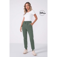 Calça Moletom Feminina Verde: Conforto e Estilo! - imagem 1