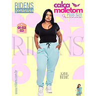 Calça Moletom Plus Size Flanelada: Conforto e Estilo! - imagem 1