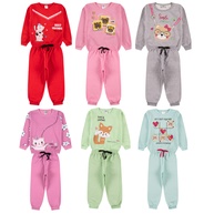 Kit Moletom Bebê Menina Inverno: 2 Casacos + 2 Calças - imagem 2
