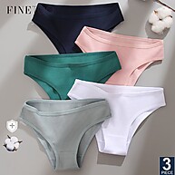 Calcinha Waffle FINETOO 3PCS - Conforto e Estilo para o Dia a Dia - imagem 1