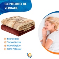 Cobertor Casal Florido Jolitex: Conforto e Calor! - imagem 2