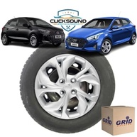 Calota Aro 15 Hyundai HB20 2020-2015 Padrão Grid: Estilo e Proteção para Seu Carro - imagem 3