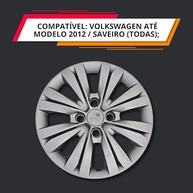 Calota Aro 14" Prata Grid para Gol G7 2017/18 - Jogo com 4 Peças - imagem 4