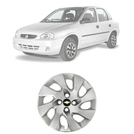 Calota Aro 13 Grid Modelo Onix para Corsa/Classic Prata - Fixação por Parafuso - imagem 3