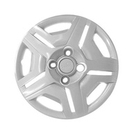 Calota Aro 14 Grid Prata para Chevrolet Onix e Prisma 2014/2015 - Fixação por Parafuso - imagem 2