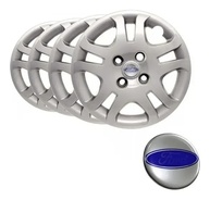 Calota Esportiva Aro 14 Prata + Emblemas - Renove o Visual do Seu Carro! - imagem 3