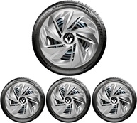 Calota Aro 14 Grid para VW Fox, Spacefox e Polo (2014/2015) - Prata Elegante - imagem 3