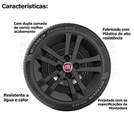 Kit 4 Calotas Fiat Argo Aro 14 2021 Preto - Estilo e Proteção Premium - imagem 3