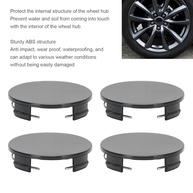 Kit 4 Calotas Centrais Aro Roda 65mm Preto ABS Premium - Upgrade Visual Carro - imagem 4