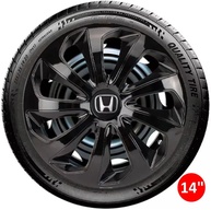Jogo 4 Calotas Esportivas Velox Aro 14 para Honda Fit, City e Civic - Preto Brilhante - imagem 4