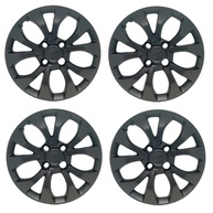 Kit 4 Calotas Aro 15 Preto Fosco - Onix, Prisma, Cobalt: Estilo e Proteção! - imagem 1