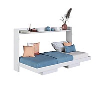 Cama Articulada Solteiro Branco com Nichos - CH1080 - imagem 1