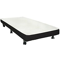 Cama Auxiliar D28 Solteiro Nero Black – Conforto e Elegância - imagem 1