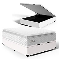 Cama Box Baú Casal 138cm: Conforto & Armazenamento - imagem 1