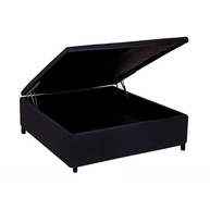 Cama Box Baú Casal Courano Black - imagem 1