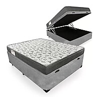 Cama Box Baú Casal Suede + Colchão D33: Conforto e Praticidade - imagem 1