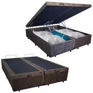 Cama Box Baú Casal Suede: Conforto e Espaço! - imagem 1