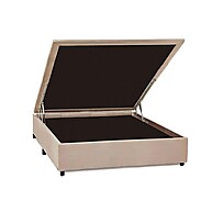 Cama Box Baú Casal Universal Suede Clean (138x188x35) - Costa Rica - imagem 1