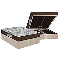 Cama Box Baú Queen com Colchão Ortobom Mega Firme - imagem 1