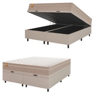 Cama Box Baú Queen Qatar: Conforto e Espaço! - imagem 1