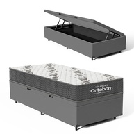 Cama Box Baú Solteiro: Conforto e Espaço! - imagem 1