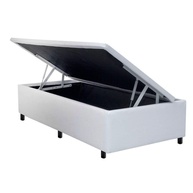 Cama Box Baú Solteiro Courano White - imagem 1