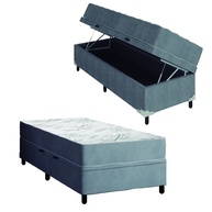 Cama Box Baú Solteiro Egito: Conforto e Espaço! - imagem 1