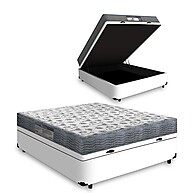 Cama Box Baú Viúva + Colchão D33 Ortobom: Conforto Total! - imagem 1