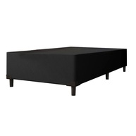 Cama Box Solteiro 0,79m Suede Marrom Prince - imagem 1