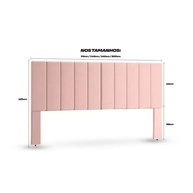 Cabeceira para Cama Box Casal 1,40m Luxo - Design Moderno em 5 Cores - imagem 4