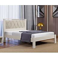Cama Casal Alaska Off White: Elegância e Conforto para o Seu Quarto - imagem 1