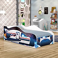 Cama Foguete Infantil com Colchão: Aventure no Espaço! - imagem 1