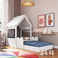 Cama Infantil Montessoriana Casinha – Segurança e Criatividade para o Sono do Seu Filho - imagem 1
