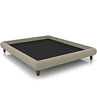 Cama King Size Linho Bege Otto: Conforto e Elegância - imagem 1