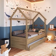 Cama Montessoriana Aveiro Oak: Autonomia e Diversão! - imagem 1