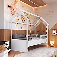 Cama Montessoriana Casinha: Conforto e Segurança! - imagem 1