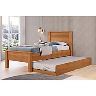 Cama Solteiro Barcelona com Auxiliar Cinamomo - Conquista - imagem 1