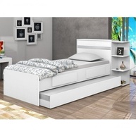 Cama Solteiro Baú Jade Yescasa: Otimize Seu Quarto! - imagem 1
