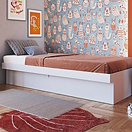 Cama Solteiro Box Baú Bogotá: Otimize Seu Quarto! - imagem 1