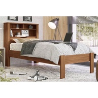 Cama Solteiro com Baú Jatobá Invicta: Espaço e Estilo! - imagem 1