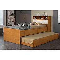Cama Solteiro com Gavetas e Auxiliar: Conquista - imagem 1